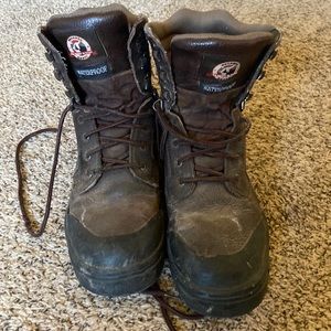 Waterproof work boots